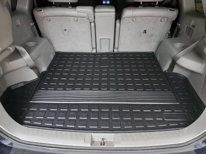 Floor Cargo Trunk Liner for Toyota Highlander 2008-2013 – All-Season Weather-Resistant Liner with Raised Lip–Non-Slip Car Tray Mat Pad Boot–3D Shaped Laser Measured Premium Custom Fit