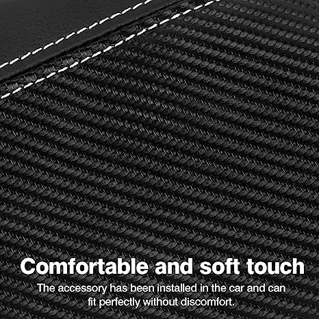 Autorder Center Console Cover for Subaru Outback 2020-2025 Accessories Armrest Cover Carbon Fiber Anti-Scratch Middle Console Pad Leather Armrest Protector - size: Subaru Outback 2020-2025
