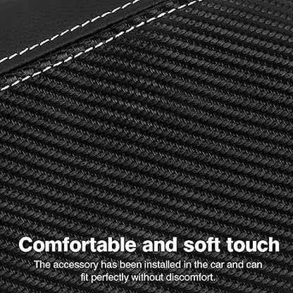 Autorder Center Console Cover for Subaru Outback 2020-2025 Accessories Armrest Cover Carbon Fiber Anti-Scratch Middle Console Pad Leather Armrest Protector - size: Subaru Outback 2020-2025