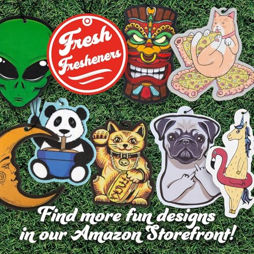 Funny Naughty Unique Car Air Fresheners Scented With Premium Oils By Fresh Fresheners (Sexy Tattoo Woman) - color: Sexy Tattoo Woman
