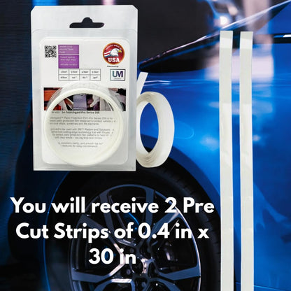 2 Door Edge Guard Made with Paint Protection Film, Scotch Guard, PPF 8mil Precut Strips, Universal Fit Cars, Truck, SUV, Clear Tape, Door Protector, Car Accessories Upromax - size: Door Edge/Clear/2 Doors