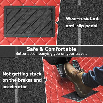Car Floor Mats Fit for Nissan Kicks 2022-2025 All Weather Durability Leather Car Floor Mats, Skidproof Pedal, Waterproof, Wear-reistant(Red Beige) - color: Red Beige