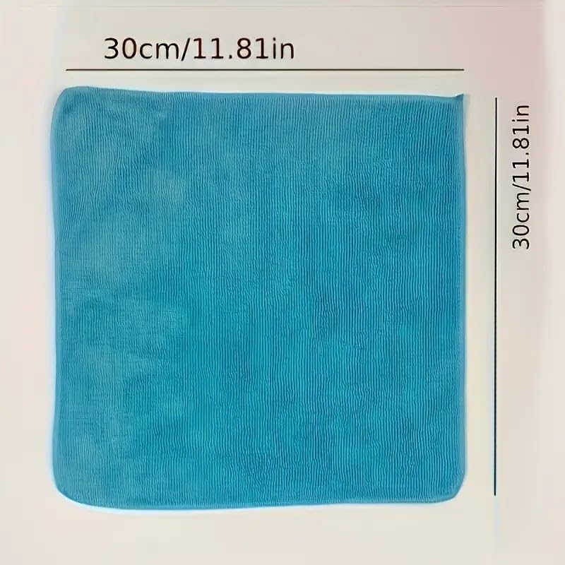 Microfiber Cleaning Cloths, Wash Cloths,Microfiber Towels for Cars,Multi-Functional Cleaning Towels,Absorbent Cleaning Rags,Lint-Free,Streak-Free Cleaning Cloths for Car Kitchen Home（12x12,6PCS