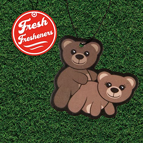 Funny Naughty Unique Car Air Fresheners Scented With Premium Oils By Fresh Fresheners (Bear Sex) - color: Bear Sex