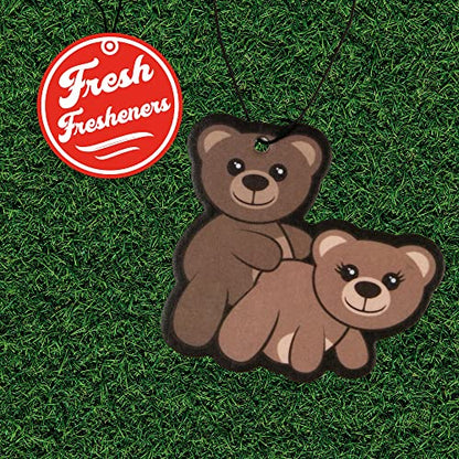 Funny Naughty Unique Car Air Fresheners Scented With Premium Oils By Fresh Fresheners (Bear Sex) - color: Bear Sex