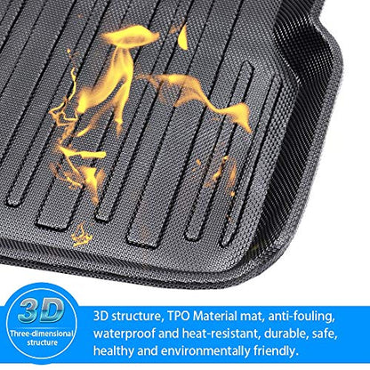 Powerty Fit for Trunk Mat Mercedes-Benz GLE W166 2015-2019 All Weather TPO Rear Cargo Liner Upgrade Material(NOT Fit 2020 GLE 350 with 5 Seats, 2018 550e Hybrid) - size: Cargo Mat｜For｜15-19｜Mercedes-Benz GLE W166