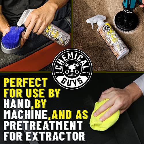 Chemical Guys Lightning Fast Carpet and Upholstery Stain Extractor - Chemical Guys Carpet Cleaner, Great for Fabric, Upholstery, Cars, Home, Office, Furniture, and More, Fresh Scent - 16 oz - size: 16 Fl Oz (Pack of 1)