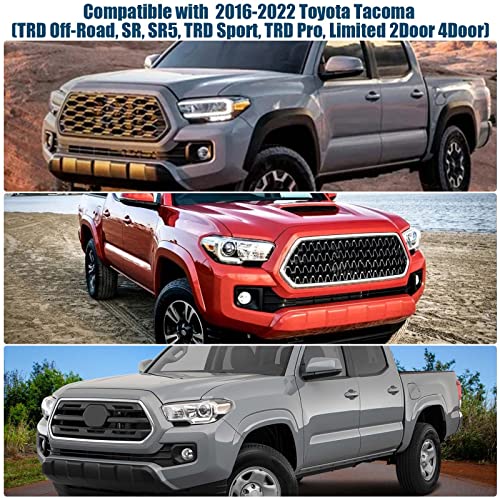 6 Layers Front Windshield Sun Shade for 2016-2023 Toyota Tacoma (TRD Off-Road/SR/SR5/TRD Sport/TRD Pro/Limited 2Door 4Door), Foldable Car Sunshade with Storage Bag - size: 2016-2023 Toyota Tacoma