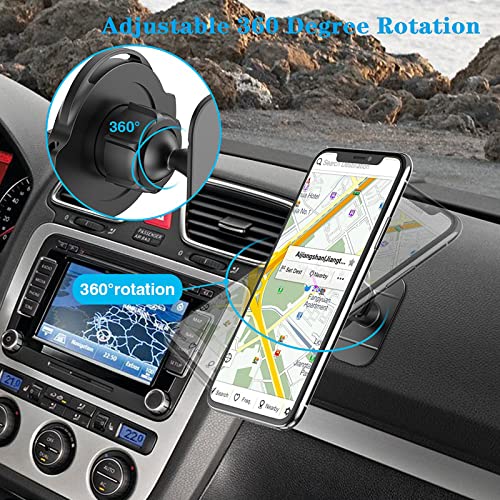 daite Socket Car Mount Grips Holder for Phone Stand 360 Rotation Dashboard Sticker Holder for Socket Mount Users on Car Dashboard Home Wall Office and Kitchen (Rotation + Flat) - style: Rotation + Flat
