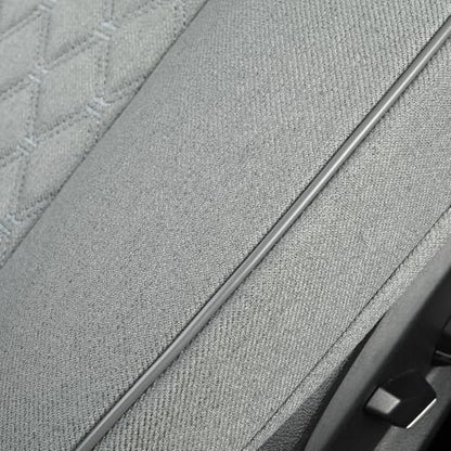 West Llama Linen Front Car Seat Cover Protector Anti-Slip Bottom Seat Cover Fits 95% of Vehicles,Wrapping Around The Bottom,Diamond Pattern(Gray-1Pcs) - color: Diamond Pattern-Gray, size: 1pc