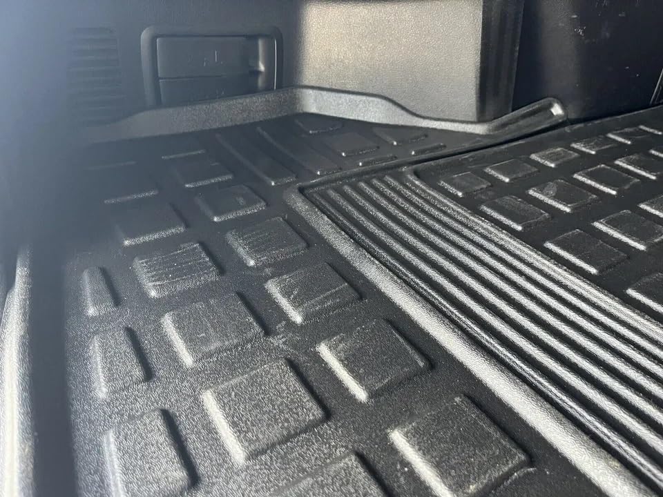 Floor Cargo Trunk Liner for Toyota Highlander 2008-2013 – All-Season Weather-Resistant Liner with Raised Lip–Non-Slip Car Tray Mat Pad Boot–3D Shaped Laser Measured Premium Custom Fit