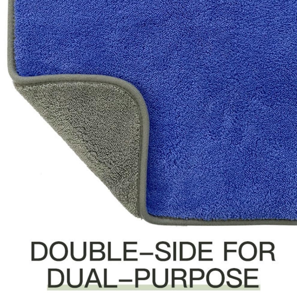 Microfiber Cleaning Towel for Kitchens, Cars and Gym, 10 Pack, Ultra-Soft Thick Quick-Drying 500GSM Towels for Car Polishing, Detailing, Workout and Fitness Use