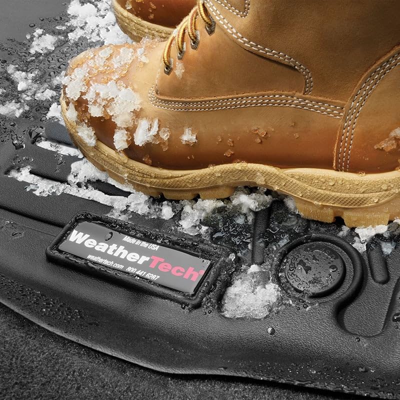 WeatherTech Custom Fit FloorLiners for Toyota Tacoma - 1st & 2nd Row (4412991-448722), Black - color: Black